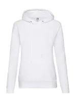 Ladies Classic Kapucnis felső Sweat Fehér