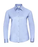 Ladies` Classic Oxford Shirt LS Oxford Blue