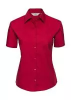 Ladies` Cotton Poplin Shirt Classic Red