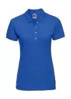 Ladies` Fitted Stretch Polo Azure