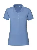 Ladies` Fitted Stretch Polo Sky