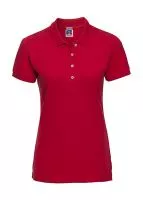 Ladies` Fitted Stretch Polo Classic Red