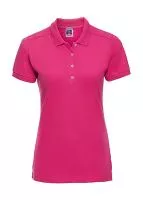 Ladies` Fitted Stretch Polo Fuchsia