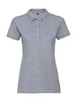 Ladies` Fitted Stretch Polo Light Oxford
