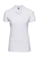 Ladies` Fitted Stretch Polo Fehér