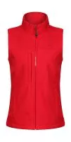 Ladies` Flux Softshell Bodywarmer Classic Red