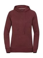 Ladies HD Kapucnis felső Sweat Maroon Marl