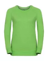 Ladies HD Raglan Sweat Green Marl