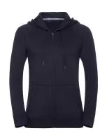 Ladies` HD Zipped Hood Sweat French Navy