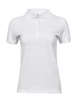 Ladies Heavy Polo Pique Fehér