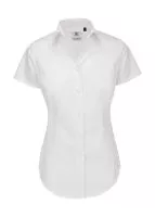 Ladies` Heritage Short Sleeve Poplin Shirt Fehér