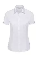 Ladies` Herringbone Shirt Fehér