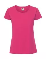 Ladies` Iconic 195 Ringspun Premium T Fuchsia