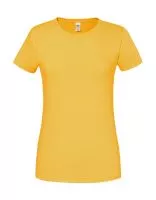 Ladies` Iconic 195 Ringspun Premium T Sárga