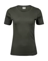 Ladies Interlock T-Shirt Deep Green