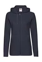 Ladies Lightweight Kapucnis felső Sweat Jacket Deep Navy