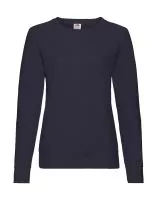 Ladies Lightweight Raglan Sweat Deep Navy