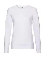 Ladies Lightweight Raglan Sweat Fehér