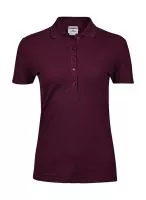 Ladies Luxury Stretch Polo Wine