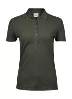 Ladies Luxury Stretch Polo Deep Green