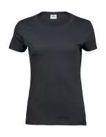 Ladies Luxury Tee Dark Grey