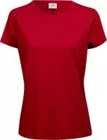 Ladies Luxury Tee Piros