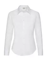 Ladies Oxford Shirt LS Fehér