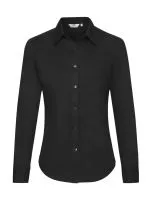Ladies Oxford Shirt LS Black