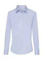 Ladies Oxford Shirt LS Oxford Blue