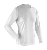 Ladies` Performance T-Shirt LS Fehér