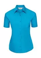 Ladies` Poplin Shirt Turquoise
