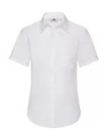 Ladies Poplin Shirt Fehér