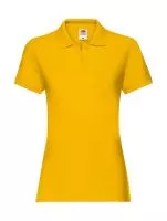 Ladies Premium Polo Sárga