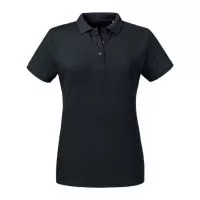 Ladies` Pure Organic Polo Black