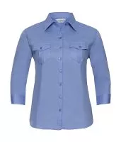 Ladies` Roll 3/4 Sleeve Shirt Kék