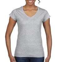 Ladies Softstyle® V-Neck T-Shirt Sport Grey