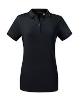 Ladies` Tailored Stretch Polo Black