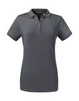 Ladies` Tailored Stretch Polo Szürke