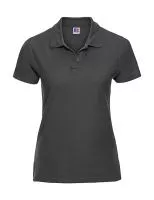 Ladies` Ultimate Cotton Polo Titanium