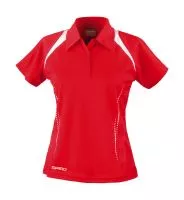 Lady Spiro Team Spirit Polo Red/White