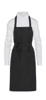 LISBON - Cotton Heavyweight Bib Apron with Pocket Black