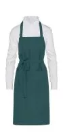 LISBON - Cotton Heavyweight Bib Apron with Pocket Enamel Blue