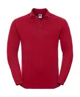 Long Sleeve Classic Cotton Polo Classic Red