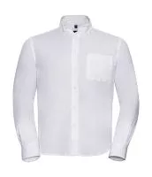 Long Sleeve Classic Twill Shirt Fehér
