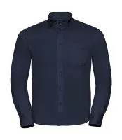 Long Sleeve Classic Twill Shirt French Navy