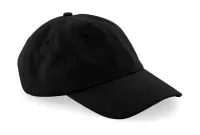 Low Profile 6 Panel Dad Cap Black