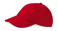 Low Profile Heavy Cotton Drill Cap Classic Red