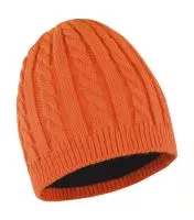 Mariner Knitted Hat Burnt Orange/Black