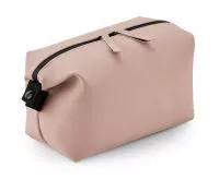 Matte PU Accessory Pouch Nude Pink