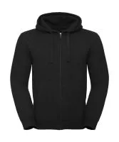 Men`s Authentic Melange Zipped Hood Sweat Charcoal Melange